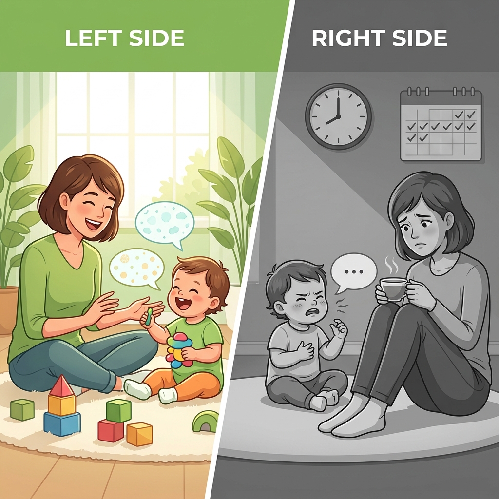 Comparacao visual: agir agora vs continuar esperando