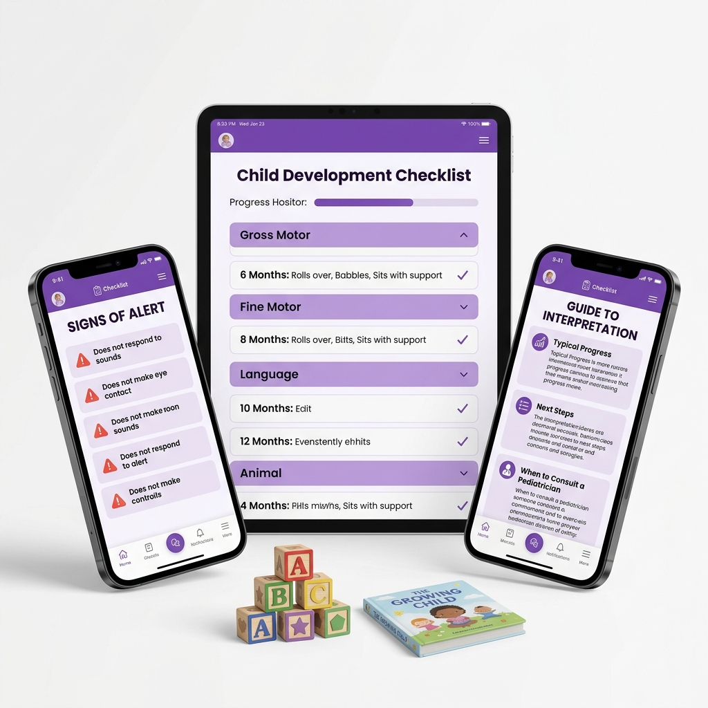 Checklist Marcos da Fala - tablet e smartphones com o conteudo do produto